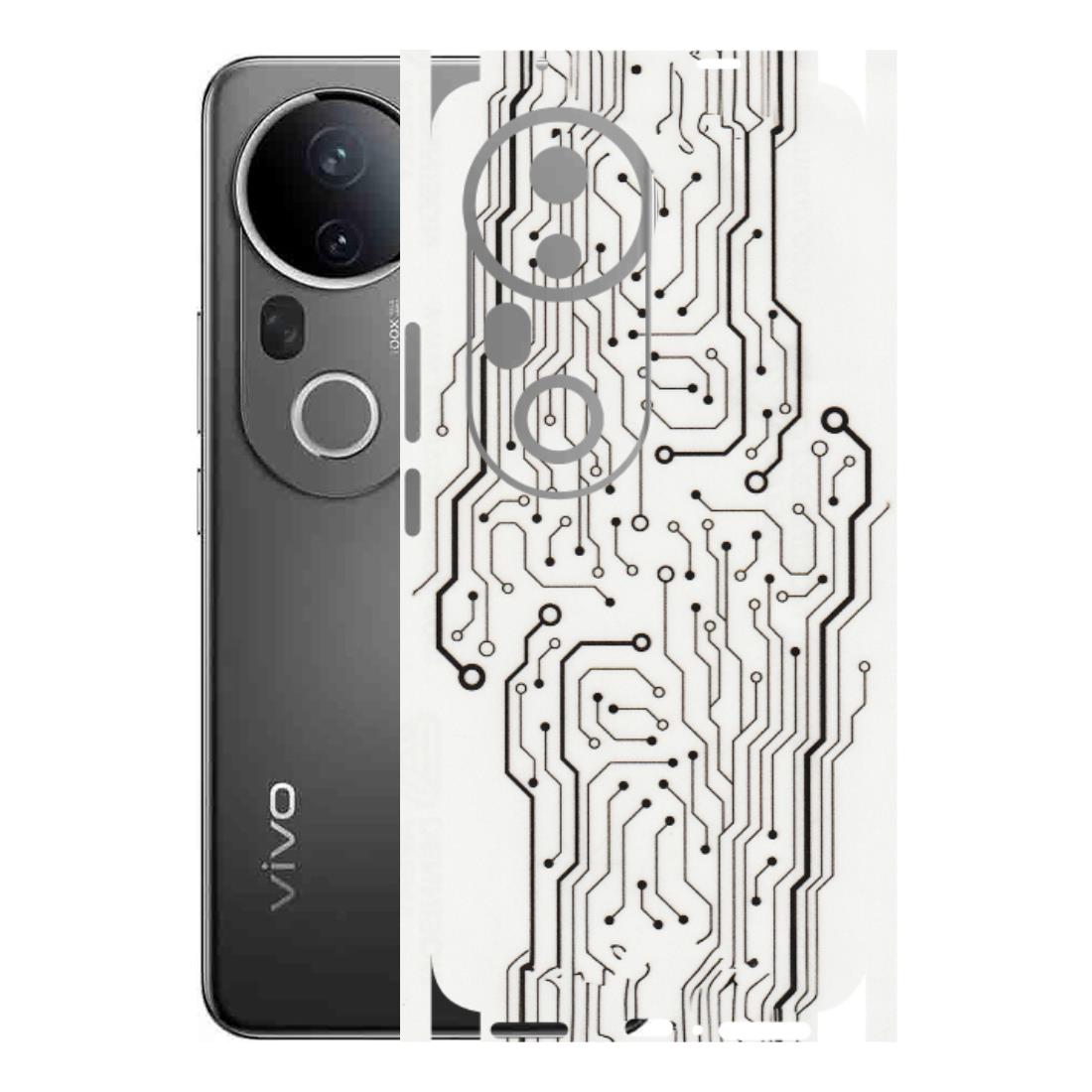 VIVO Z/V/X/T/U/S Series Phone Skins (All Models) - Tech Circuits - Transparent Finish (T-03) Vivo T4 Ultra