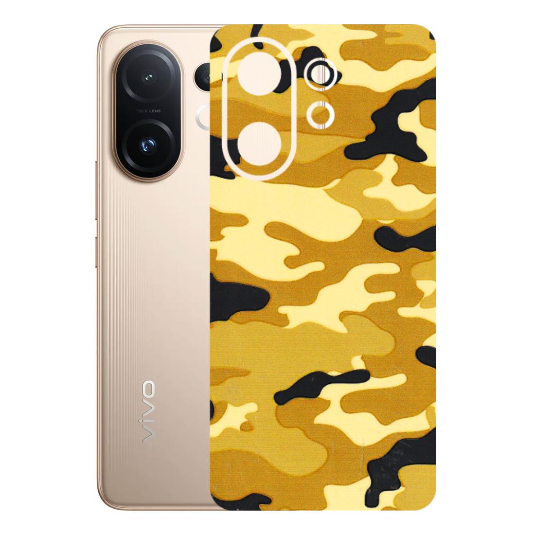 VIVO Z/V/X/T/U/S Series Phone Skins (All Models) - Indian Camo - 3D Embossed Finish (L-228) Vivo T4 pro
