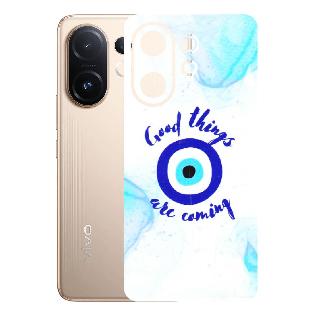 VIVO Z/V/X/T/U/S Series Phone Skins (All Models) - Evil Eye Good Things Are Coming - 3D Embossed Finish (L-322) Vivo T4 pro