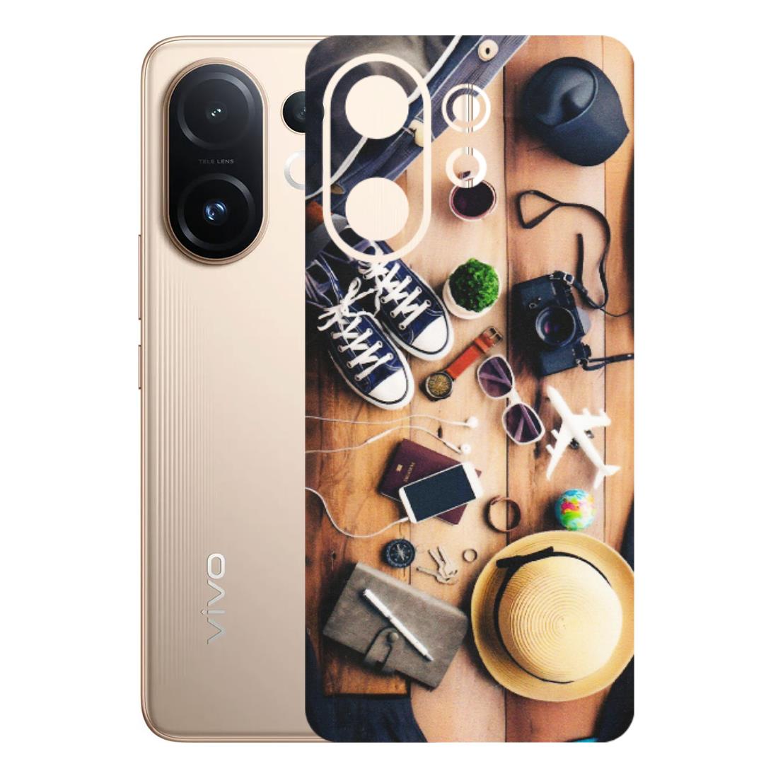 VIVO Z/V/X/T/U/S Series Phone Skins (All Models) - Travel Wanderlust - Matte Finish (M-133) Vivo T4 pro