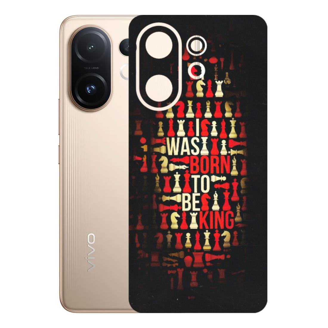 VIVO Z/V/X/T/U/S Series Phone Skins (All Models) - Born To Be King - Matte Finish (M-73) Vivo T4 pro