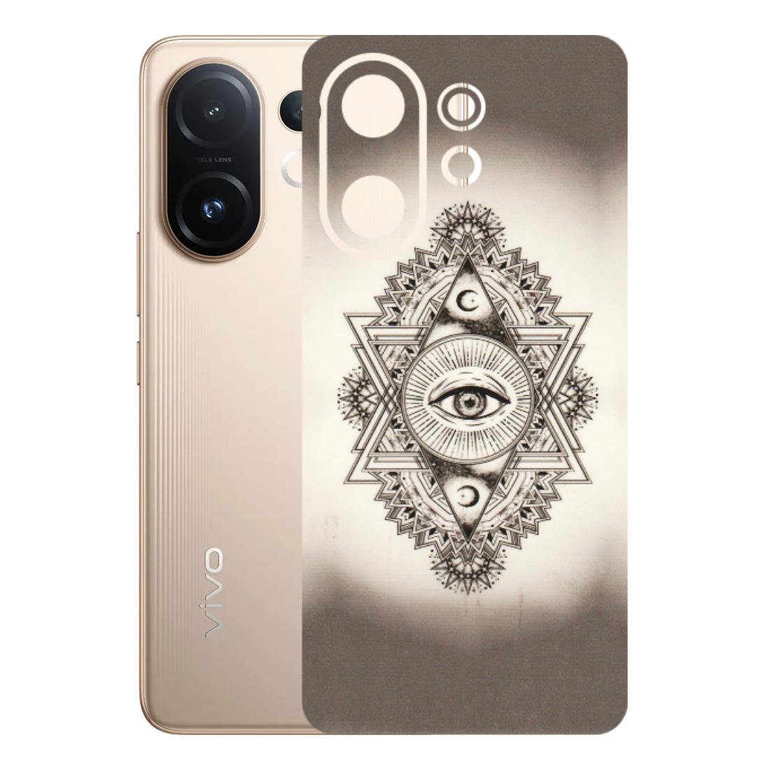 VIVO Z/V/X/T/U/S Series Phone Skins (All Models) - Illuminati Great Eye - Transparent Finish (T-14) Vivo T4 pro