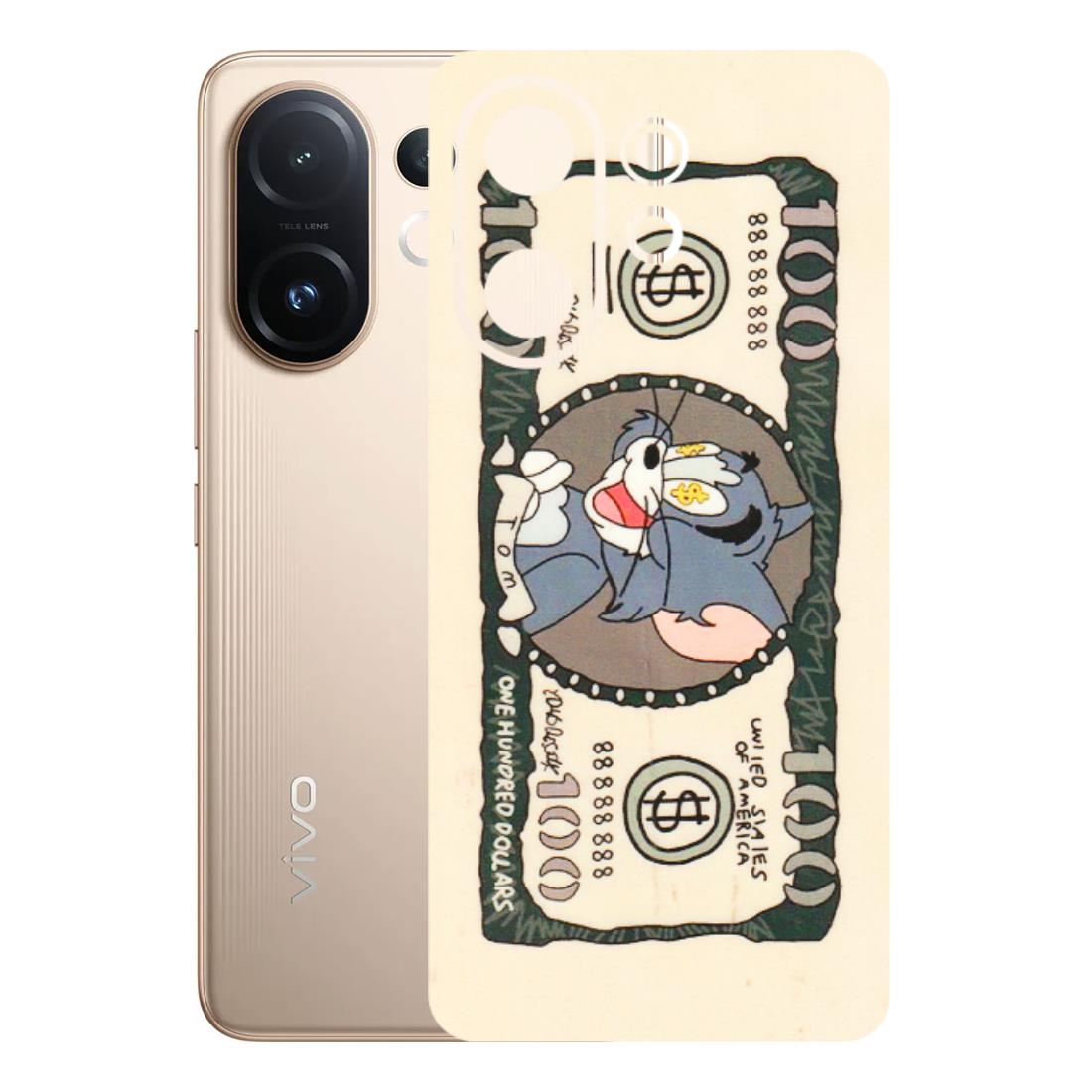 VIVO Z/V/X/T/U/S Series Phone Skins (All Models) - One Hundred Dollar Tom - Transparent Finish (T-16) Vivo T4 pro