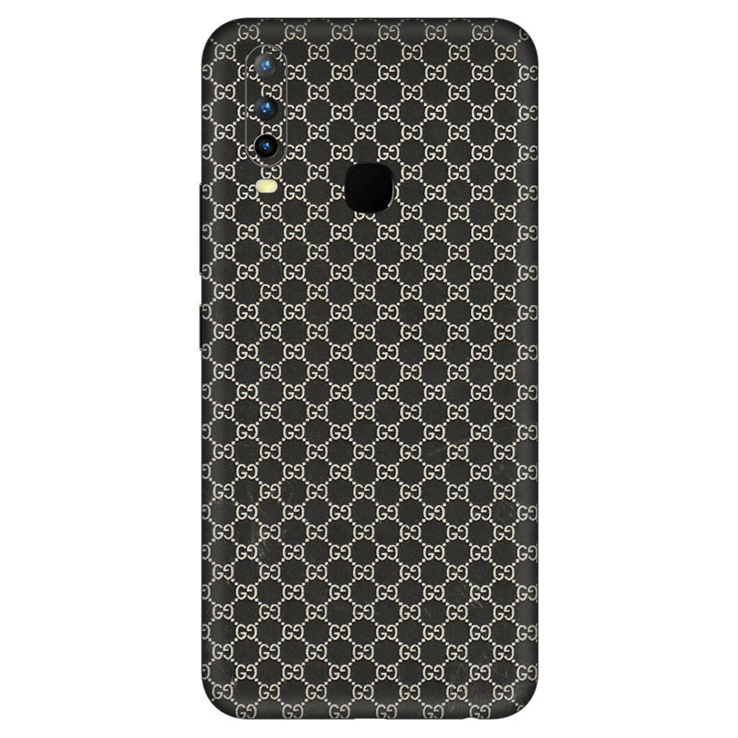 VIVO Z/V/X/T/U/S Series Phone Skins (All Models) - Black G Print - 3D Embossed Finish (L-109) Vivo U10
