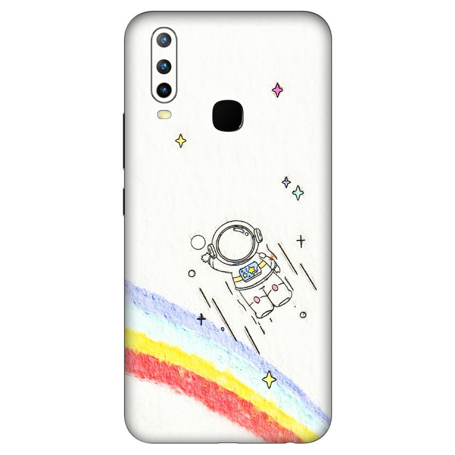 VIVO Z/V/X/T/U/S Series Phone Skins (All Models) - Milkyway Astronaut - 3D Embossed Finish (L-110) Vivo U10