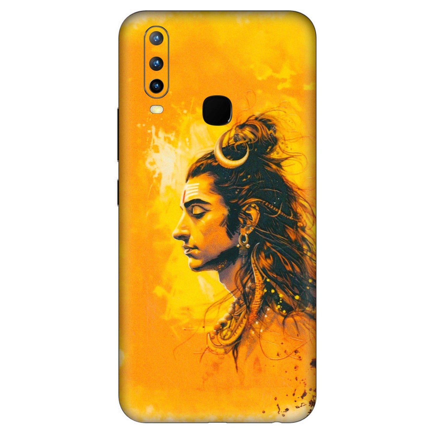 VIVO Z/V/X/T/U/S Series Phone Skins (All Models) - Shiv Shakti - 3D Embossed Finish (L-14) Vivo U10