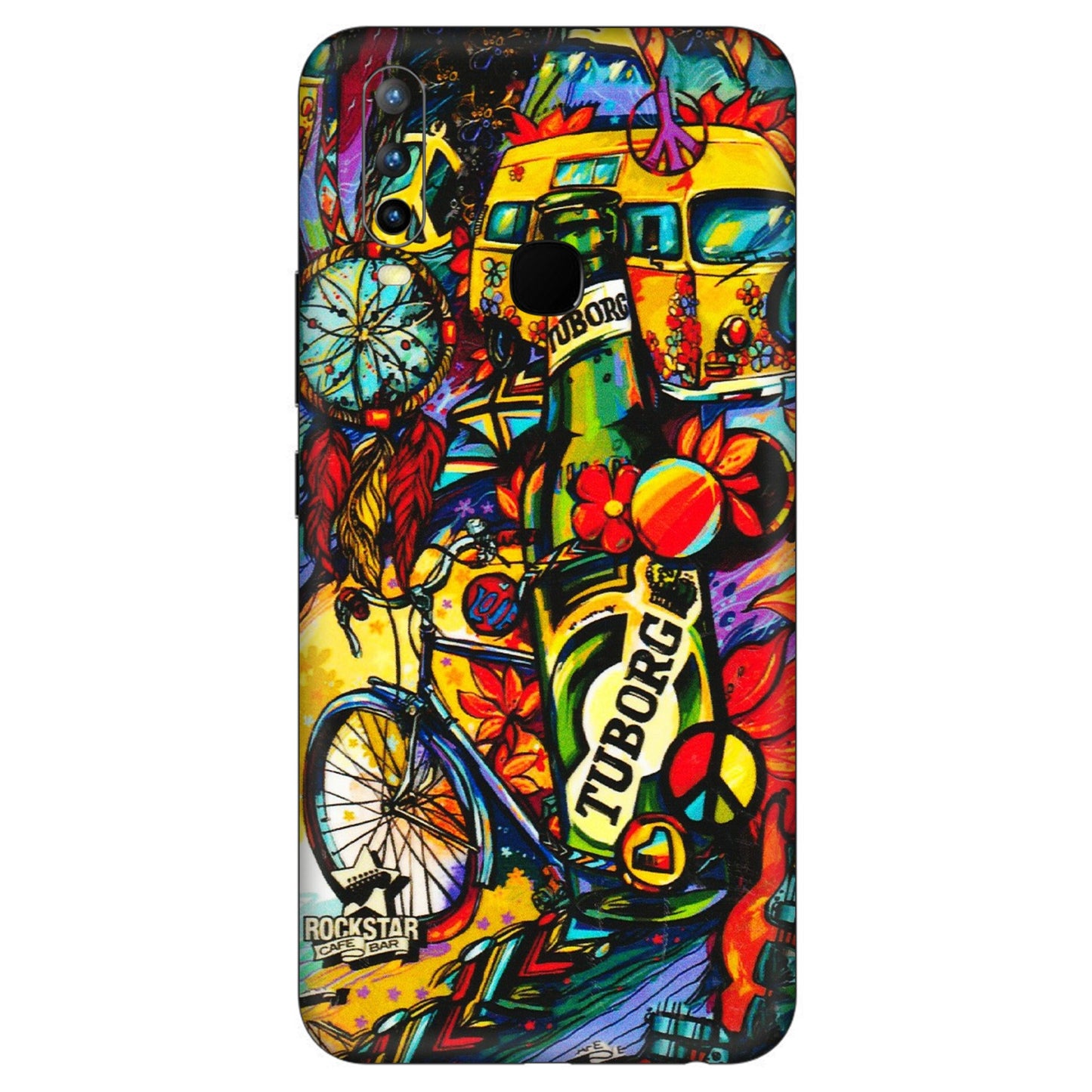 VIVO Z/V/X/T/U/S Series Phone Skins (All Models) - Cool Beer Bottle - 3D Embossed Finish (L-193) Vivo U10