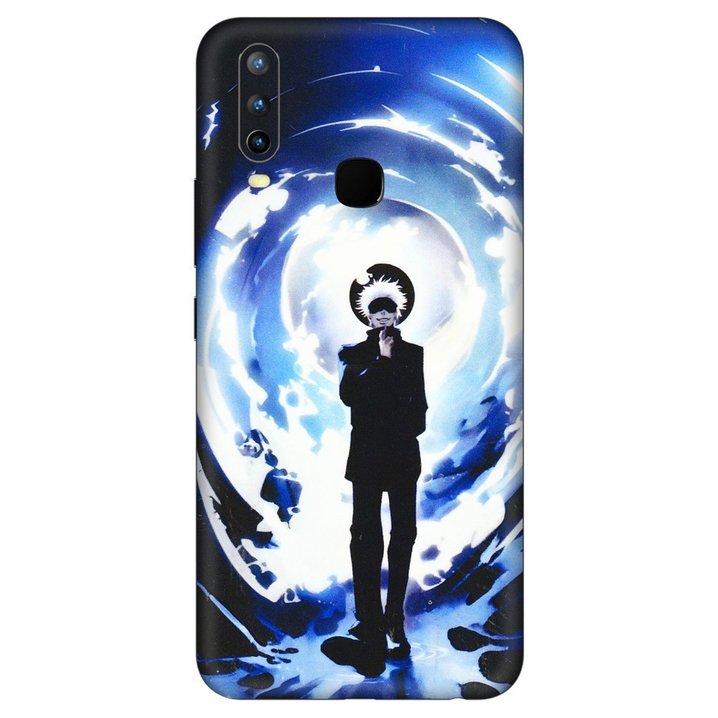 VIVO Z/V/X/T/U/S Series Phone Skins (All Models) - Satoru Gojo Dark Blue - 3D Embossed Finish (L-235) Vivo U10