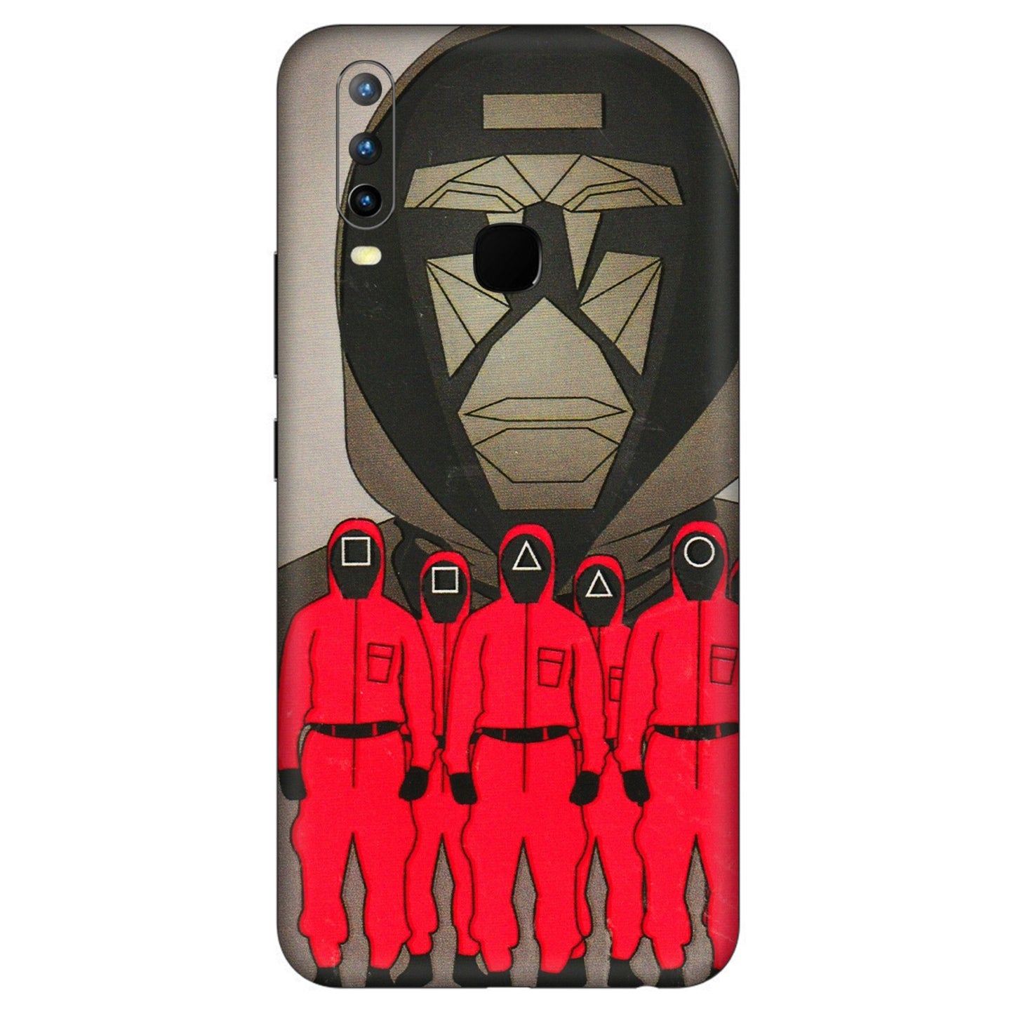 VIVO Z/V/X/T/U/S Series Phone Skins (All Models) - Squid Game Hero - 3D Embossed Finish (L-245) Vivo U10