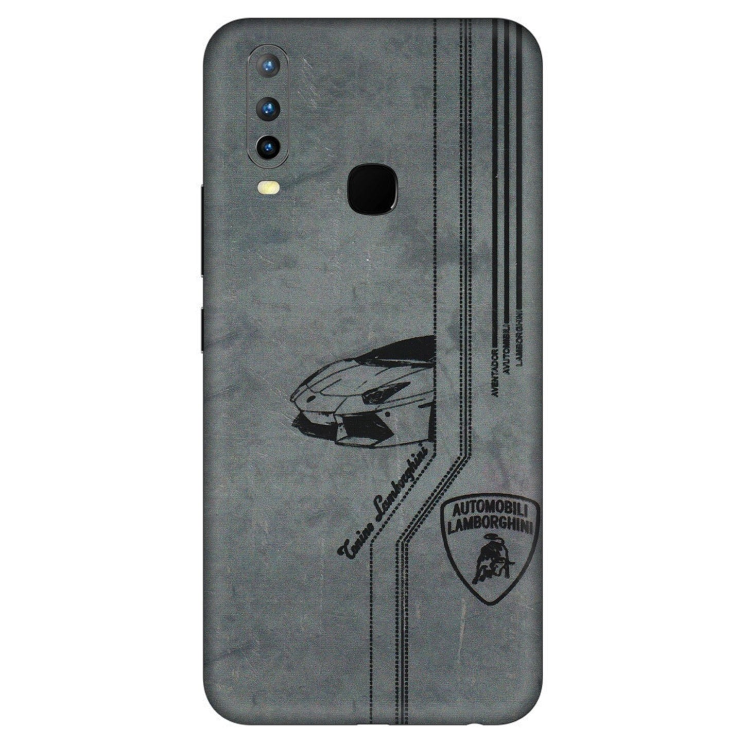 VIVO Z/V/X/T/U/S Series Phone Skins (All Models) - New Lamborgini Aventador - 3D Embossed Finish (L-321) Vivo U10