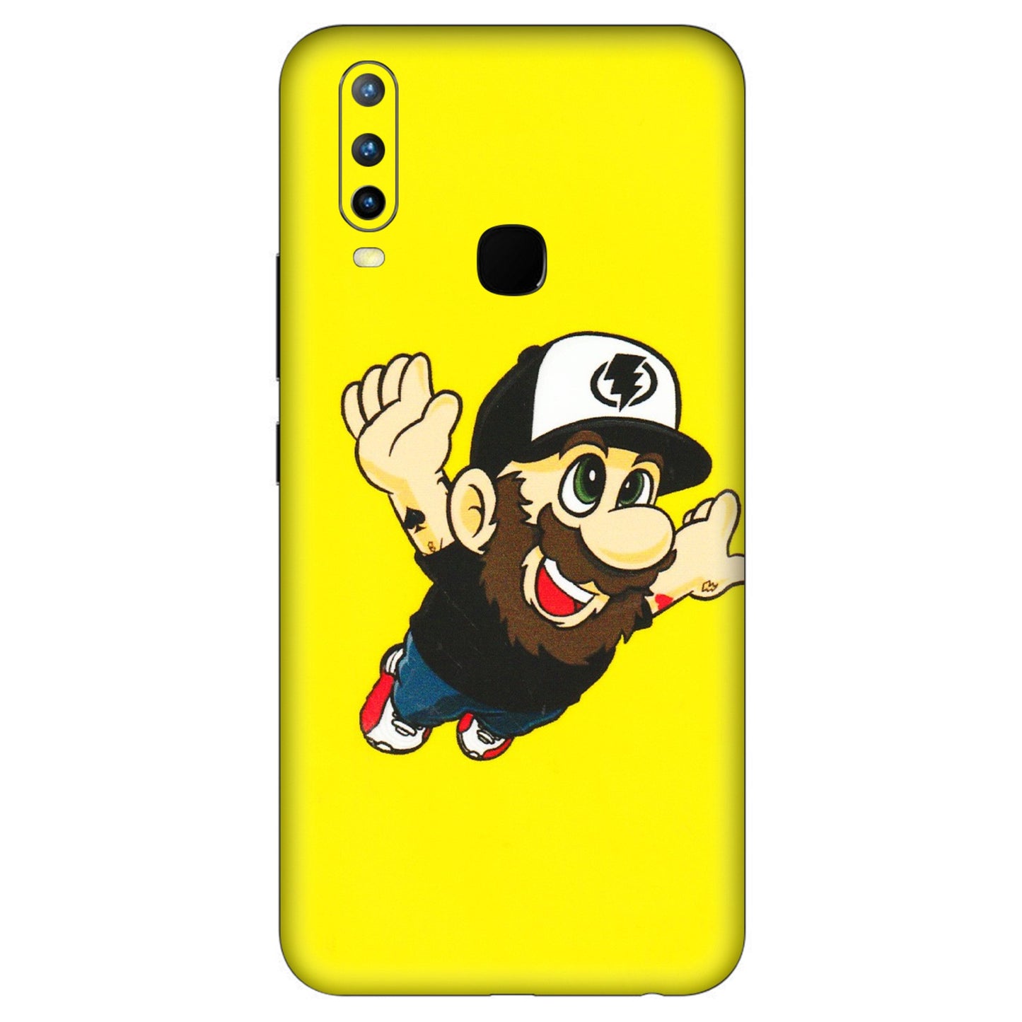 VIVO Z/V/X/T/U/S Series Phone Skins (All Models) - Flying Beardo - 3D Embossed Finish (L-60) Vivo U10