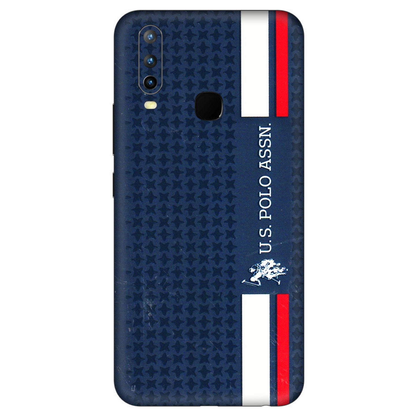 VIVO Z/V/X/T/U/S Series Phone Skins (All Models) - US POLO Designer Brand - 3D Embossed Finish (L-65) Vivo U10