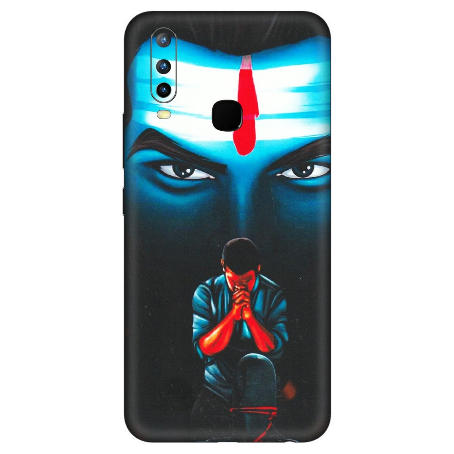 VIVO Z/V/X/T/U/S Series Phone Skins (All Models) - Mahakal Bhakt - Matte Finish (M-112) Vivo U10