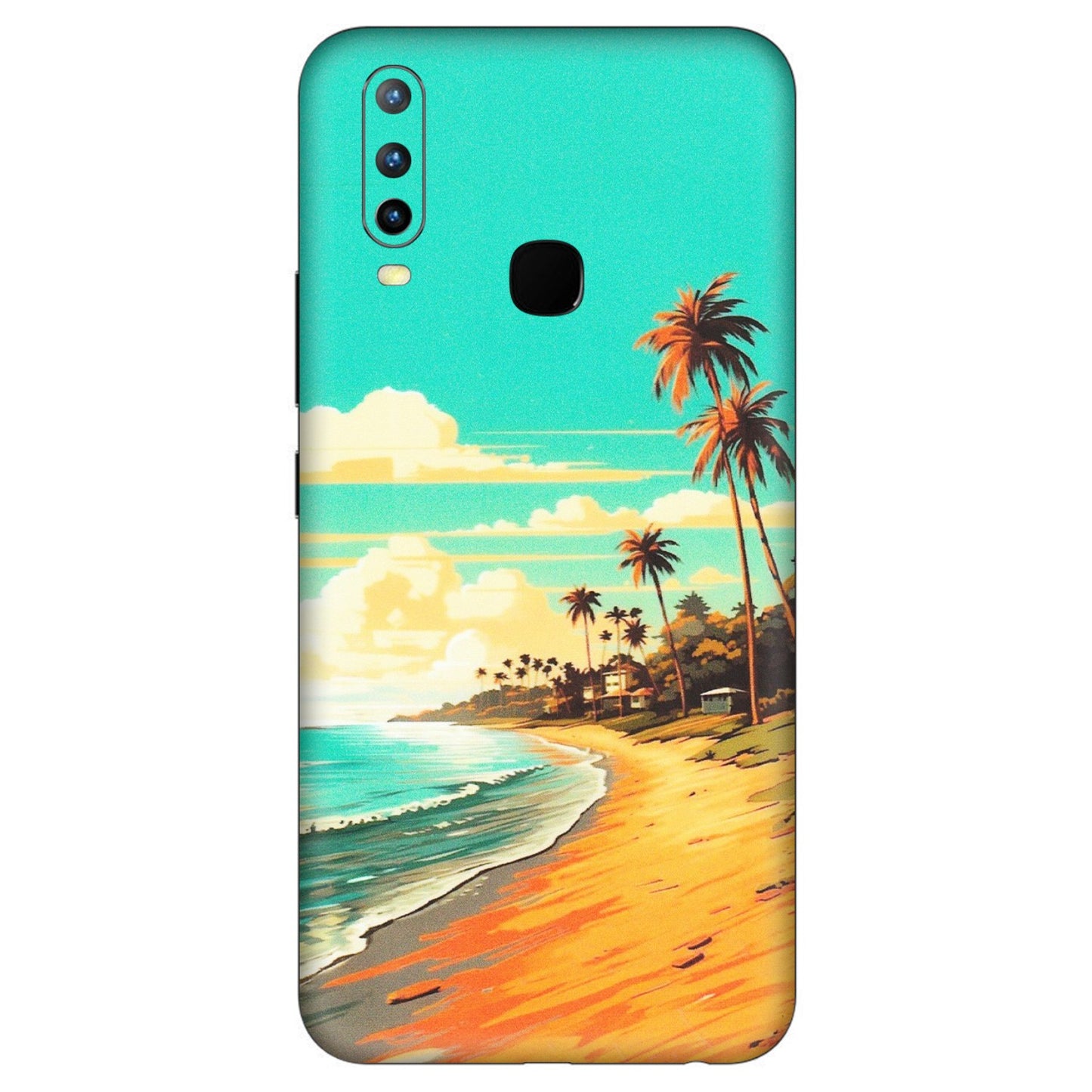 VIVO Z/V/X/T/U/S Series Phone Skins (All Models) - Miami Beach - Matte Finish (M-136) Vivo U10