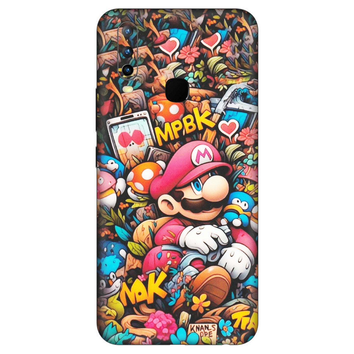 VIVO Z/V/X/T/U/S Series Phone Skins (All Models) - Super Mario Bros Artistic - Matte Finish (M-173) Vivo U10