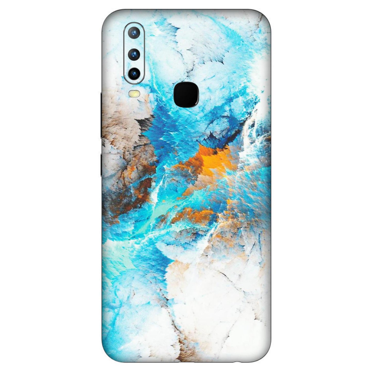 VIVO Z/V/X/T/U/S Series Phone Skins (All Models) - Blue Waves Abstract - Matte Finish (M-19) Vivo U10