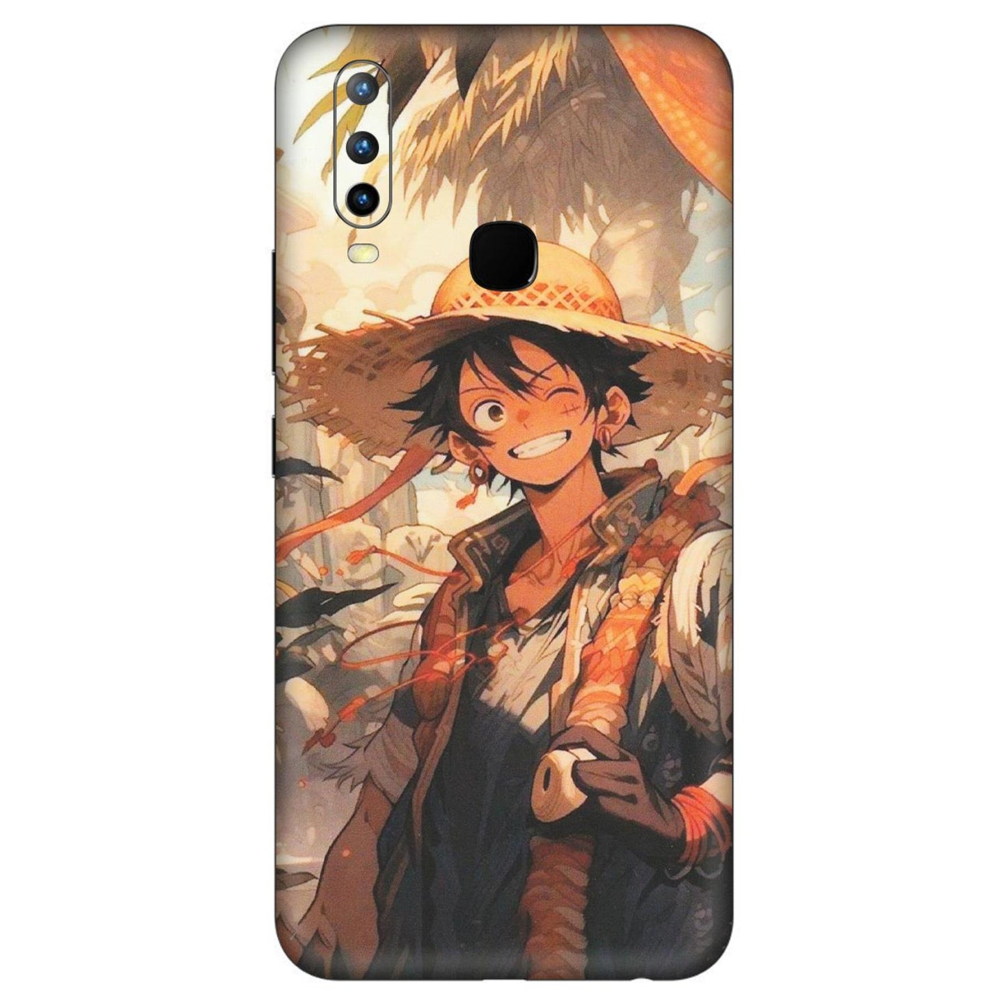 VIVO Z/V/X/T/U/S Series Phone Skins (All Models) - Anime Character Smile - Matte Finish (M-33) Vivo U10