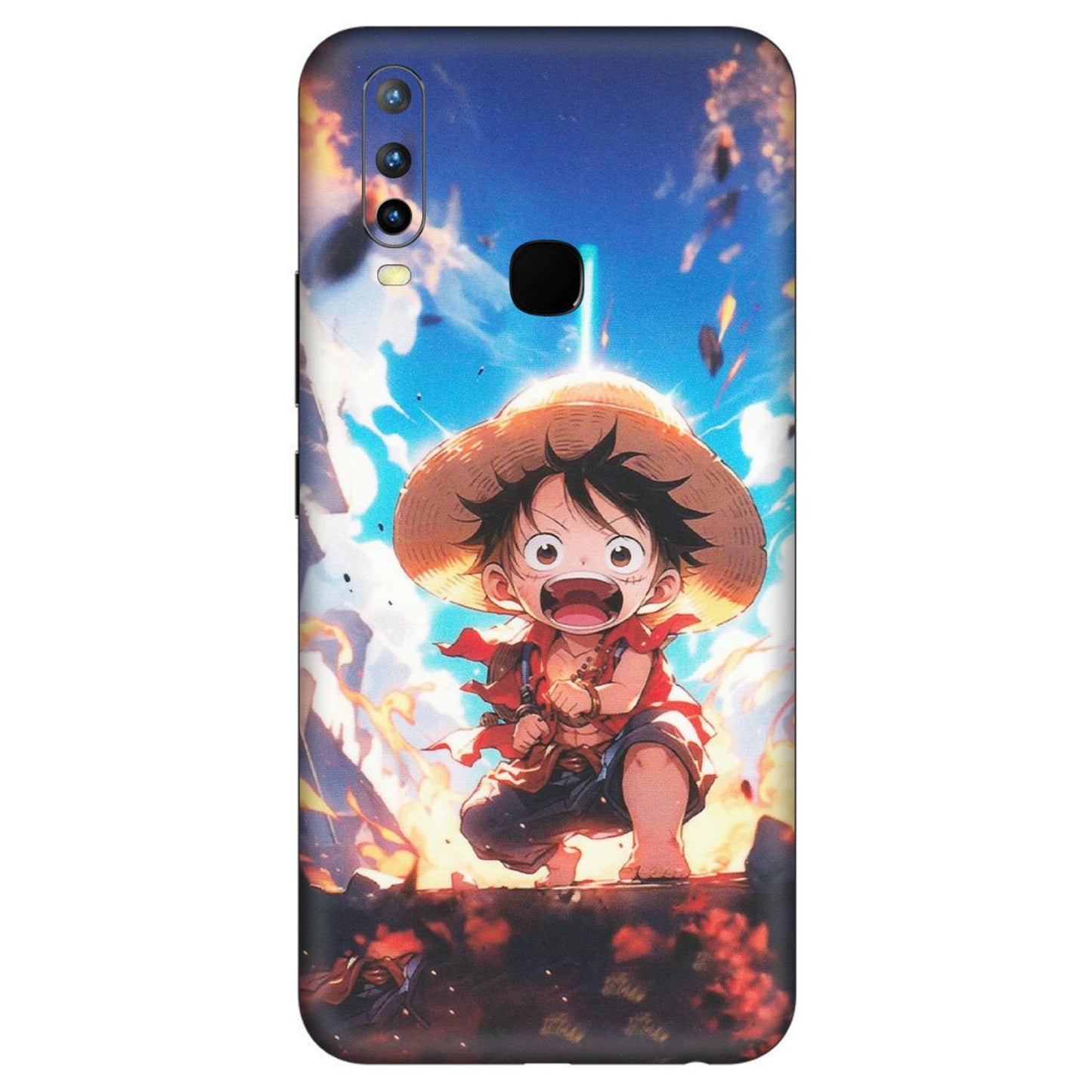 VIVO Z/V/X/T/U/S Series Phone Skins (All Models) - Toon One Piece Cute Character - Matte Finish (M-35) Vivo U10