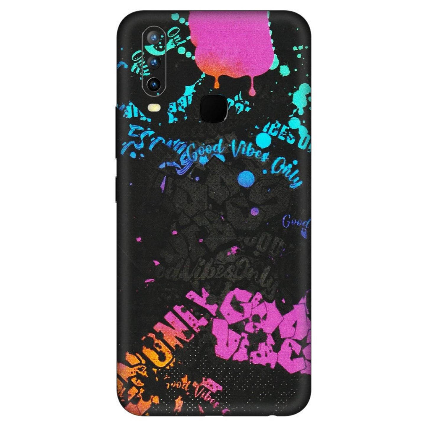 VIVO Z/V/X/T/U/S Series Phone Skins (All Models) - Majestic Black Vibes - Matte Finish (M-62) Vivo U10