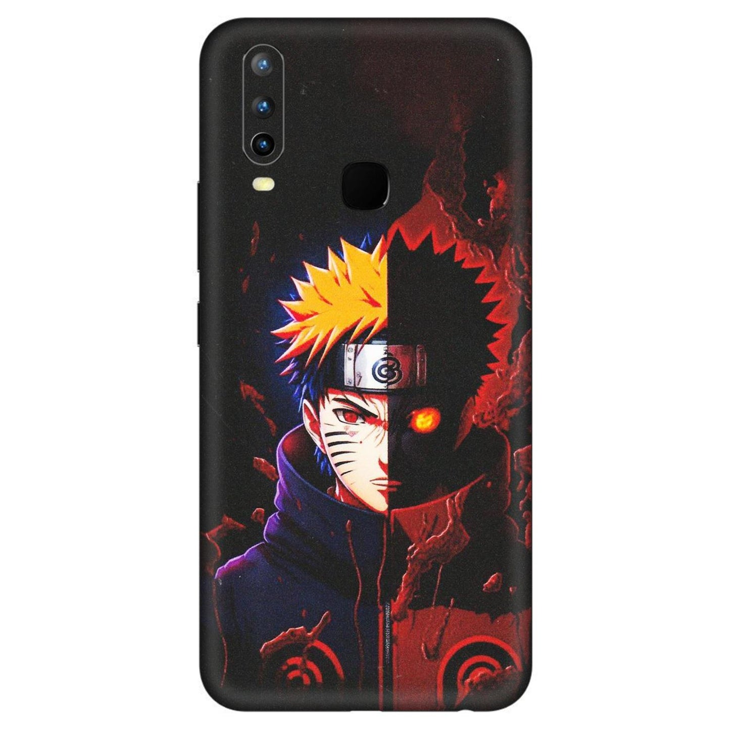 VIVO Z/V/X/T/U/S Series Phone Skins (All Models) - Naruto X Evil - Matte Finish (M-70) Vivo U10