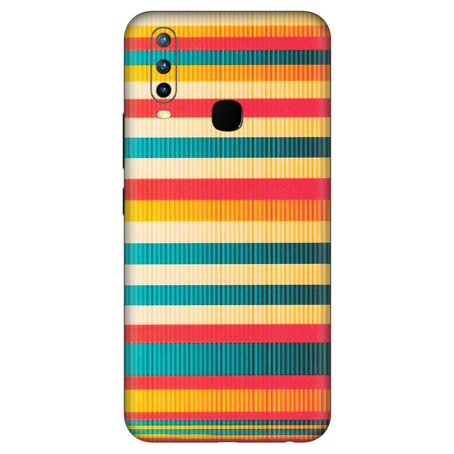 VIVO Z/V/X/T/U/S Series Phone Skins (All Models) - Colourful Stripes Soothing Effect - Matte Finish (M-86) Vivo U10