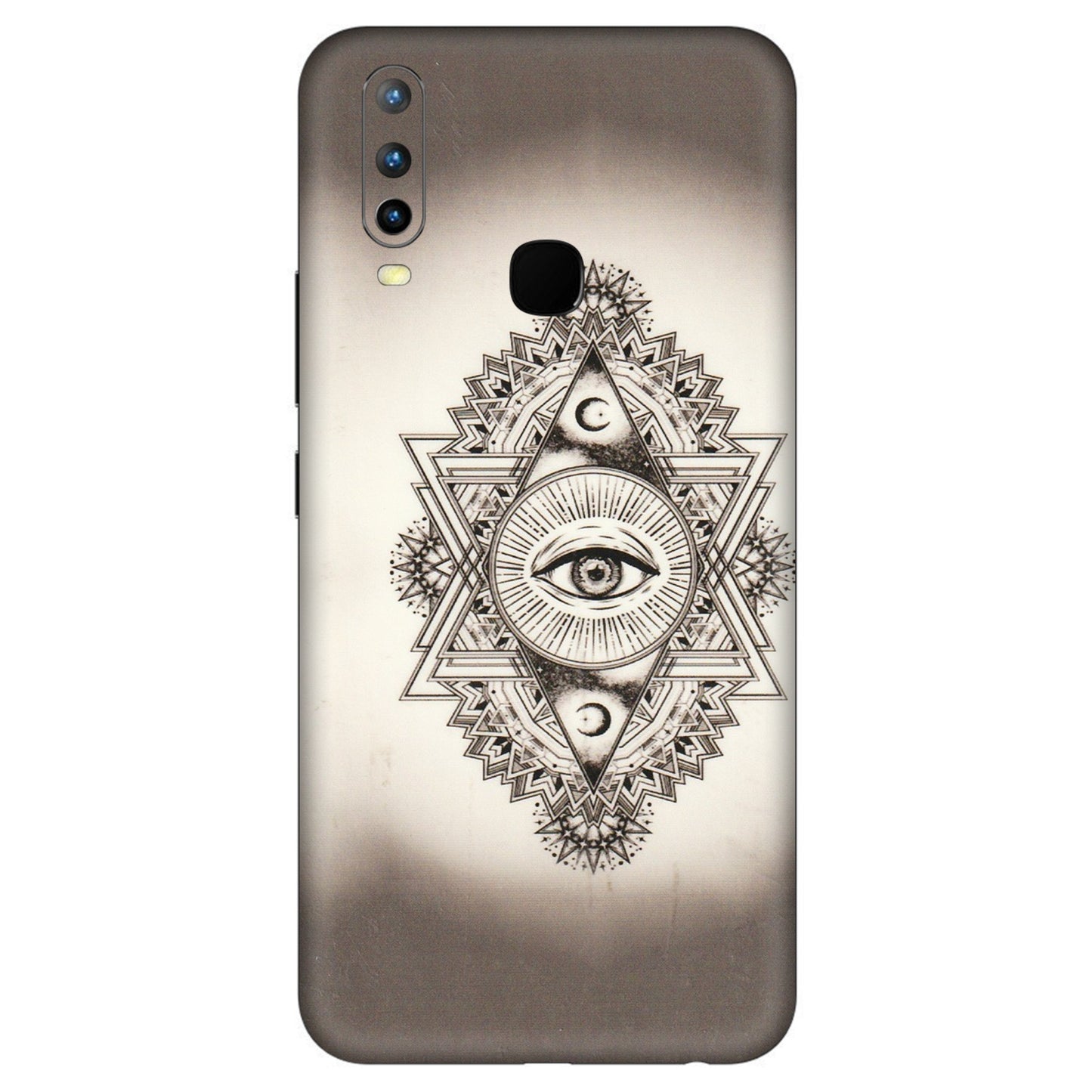 VIVO Z/V/X/T/U/S Series Phone Skins (All Models) - Illuminati Great Eye - Transparent Finish (T-14) Vivo U10