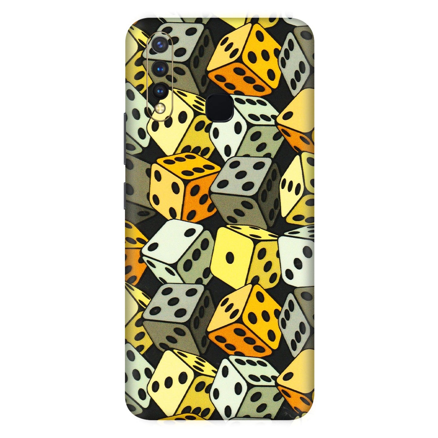 VIVO Z/V/X/T/U/S Series Phone Skins (All Models) - Dices Of Life - 3D Embossed Finish (L-04) Vivo U20