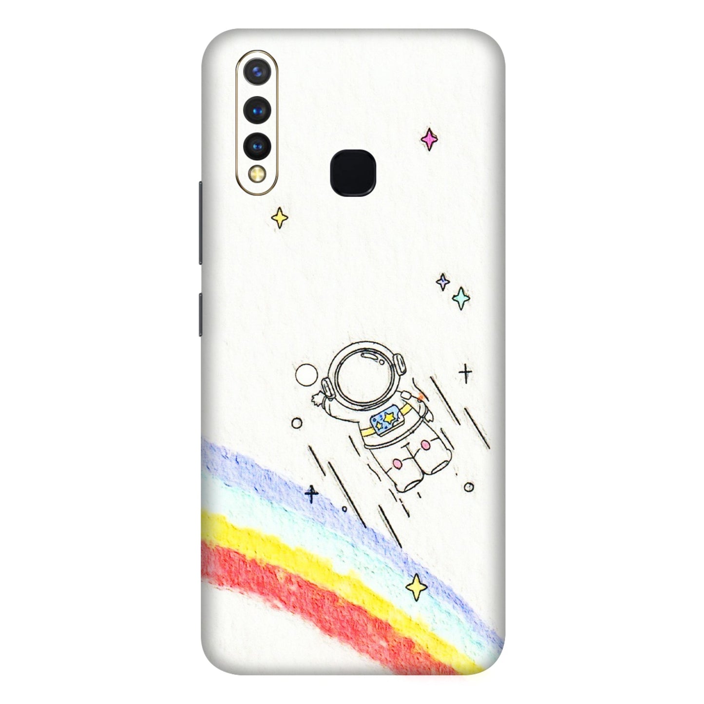VIVO Z/V/X/T/U/S Series Phone Skins (All Models) - Milkyway Astronaut - 3D Embossed Finish (L-110) Vivo U20