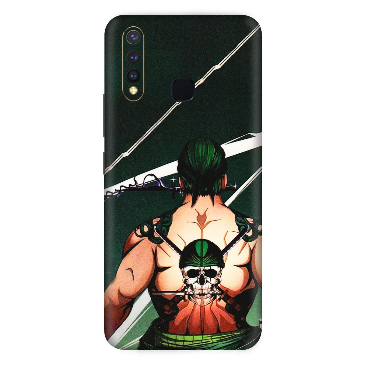 VIVO Z/V/X/T/U/S Series Phone Skins (All Models) - Zoro Anime - 3D Embossed Finish (L-23) Vivo U20