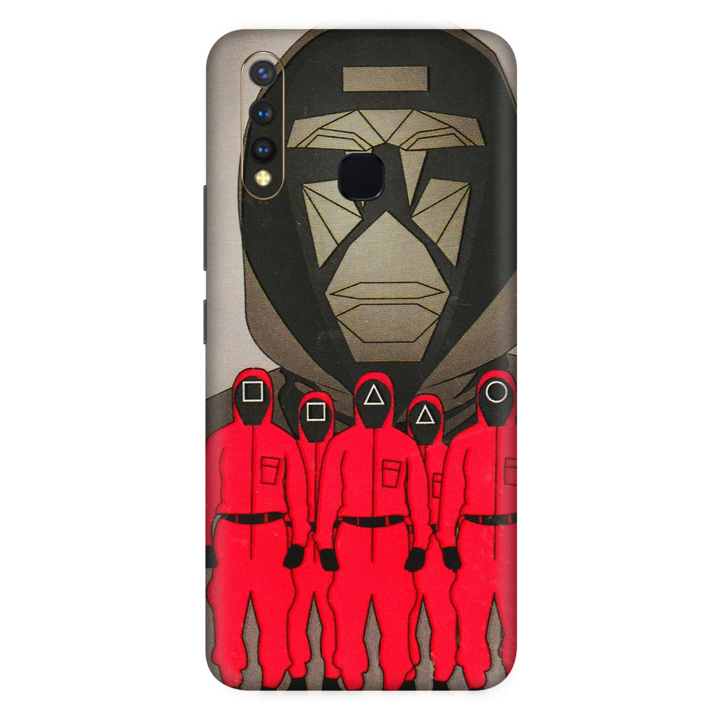 VIVO Z/V/X/T/U/S Series Phone Skins (All Models) - Squid Game Hero - 3D Embossed Finish (L-245) Vivo U20
