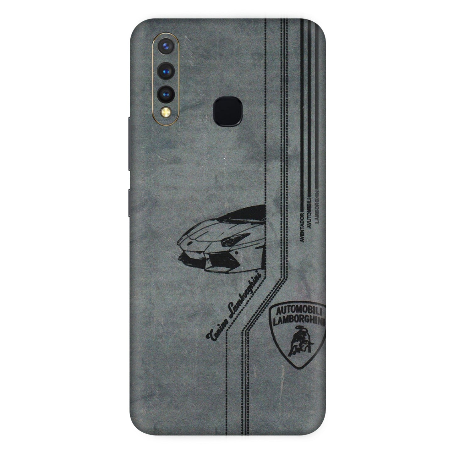 VIVO Z/V/X/T/U/S Series Phone Skins (All Models) - New Lamborgini Aventador - 3D Embossed Finish (L-321) Vivo U20