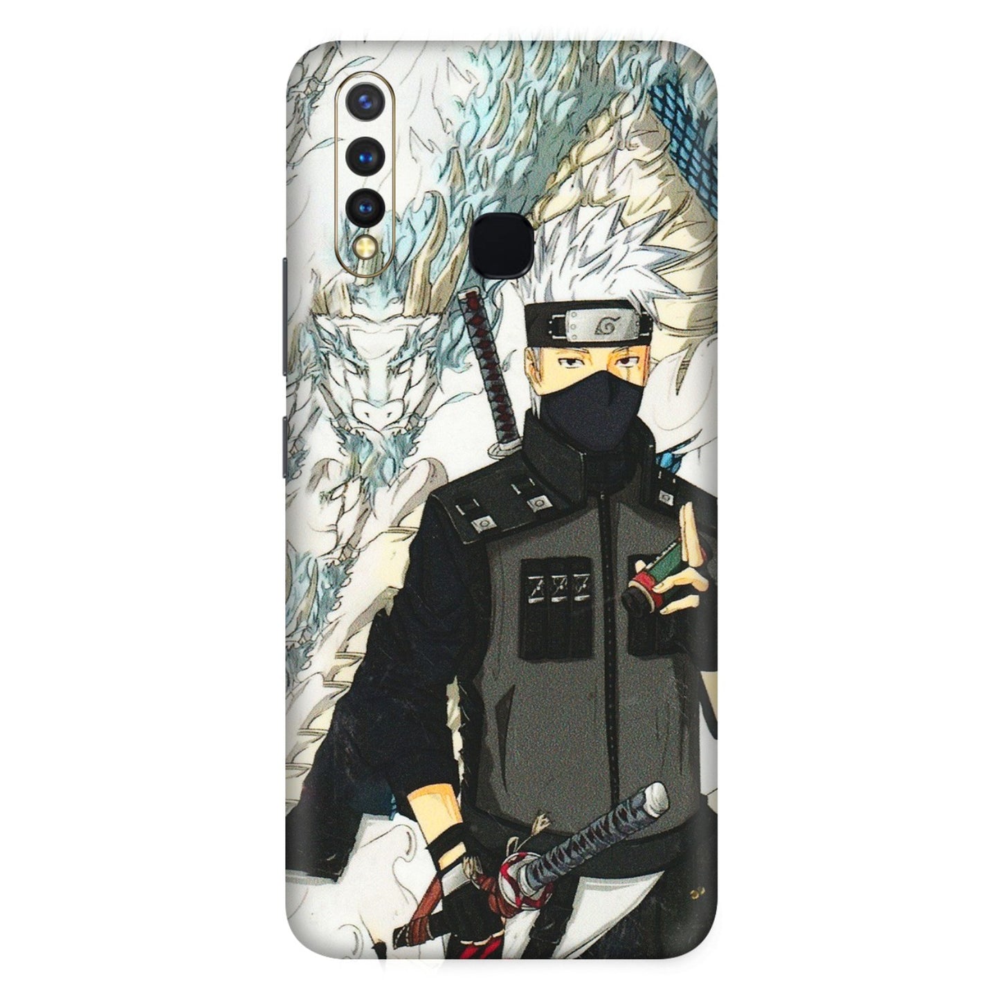 VIVO Z/V/X/T/U/S Series Phone Skins (All Models) - Kakashi Hatake Naruto Anime - 3D Embossed Finish (L-46) Vivo U20