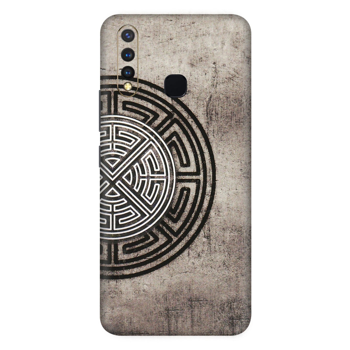 VIVO Z/V/X/T/U/S Series Phone Skins (All Models) - Mysterious Circular Design - 3D Embossed Finish (L-63) Vivo U20