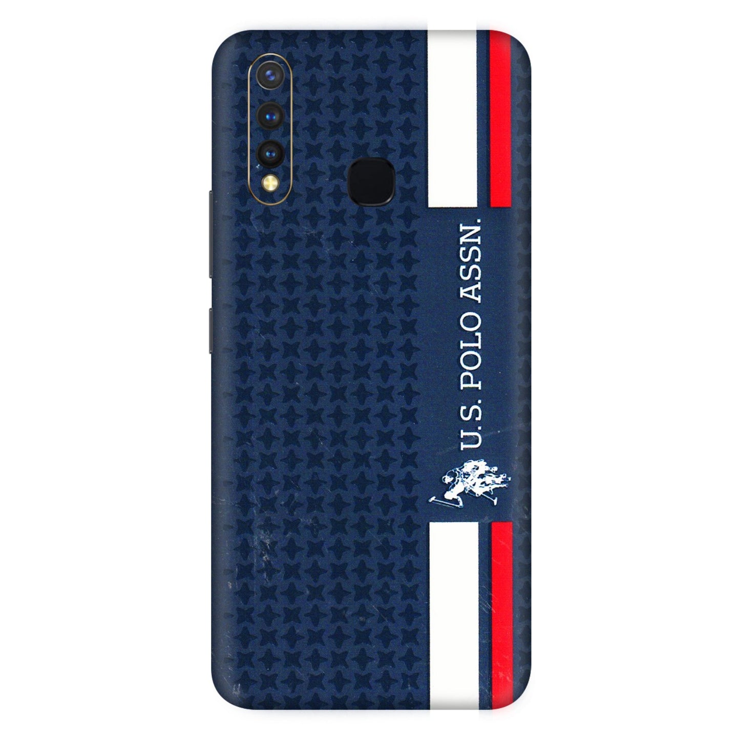 VIVO Z/V/X/T/U/S Series Phone Skins (All Models) - US POLO Designer Brand - 3D Embossed Finish (L-65) Vivo U20