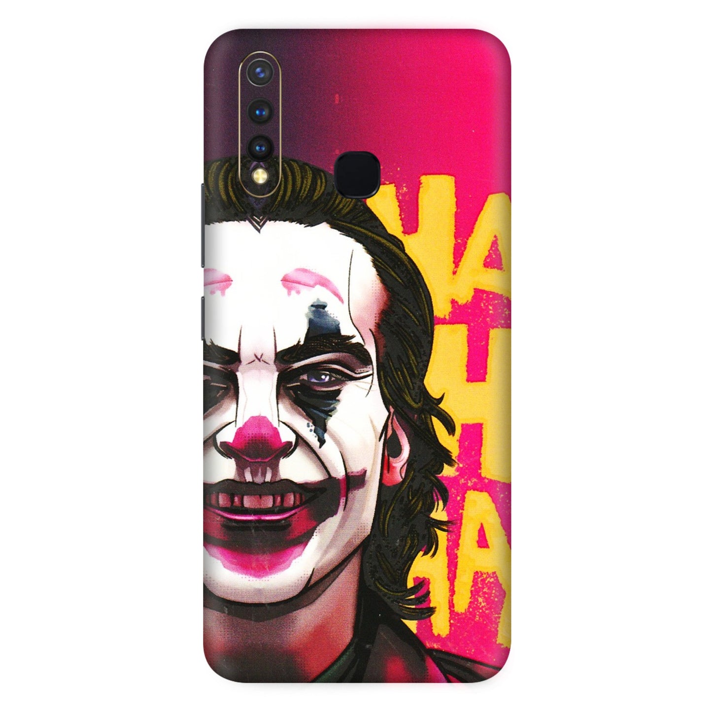 VIVO Z/V/X/T/U/S Series Phone Skins (All Models) - Joker Evil Laugh - 3D Embossed Finish (L-97) Vivo U20
