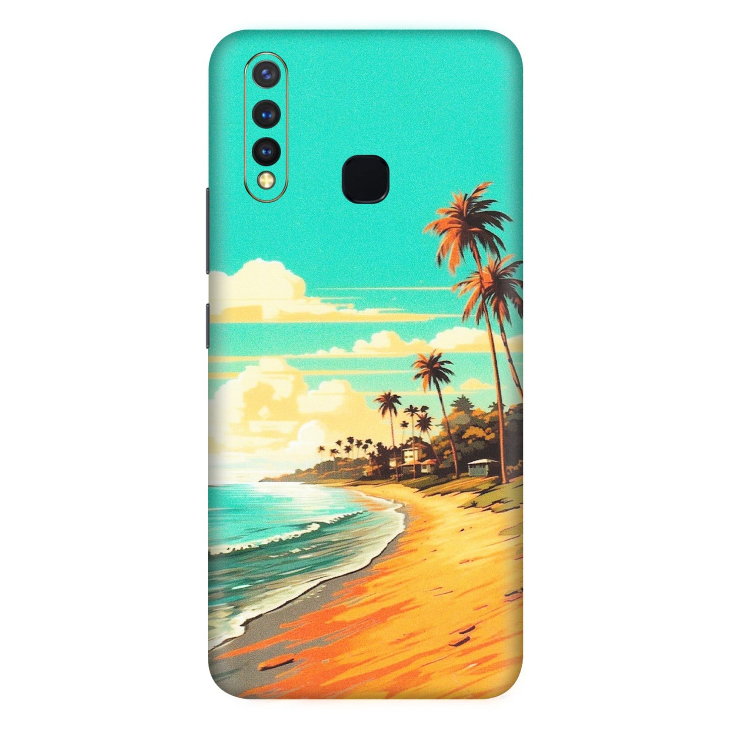 VIVO Z/V/X/T/U/S Series Phone Skins (All Models) - Miami Beach - Matte Finish (M-136) Vivo U20