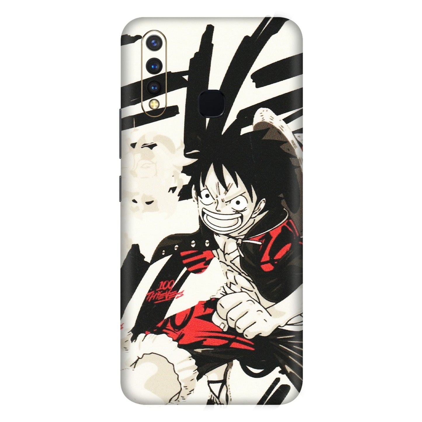 VIVO Z/V/X/T/U/S Series Phone Skins (All Models) - Monkey D.Luffy Manga Anime - Matte Finish (M-145) Vivo U20