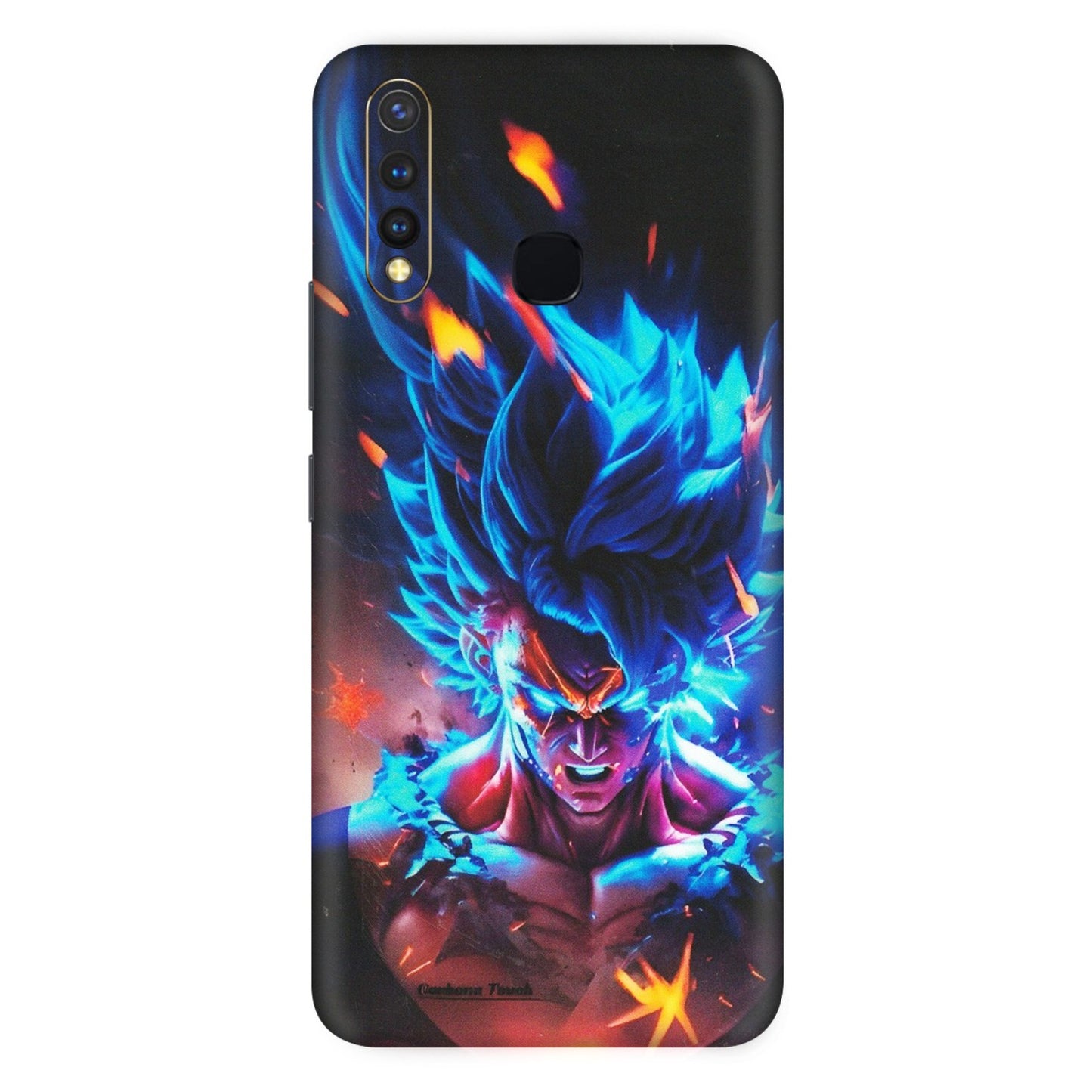 VIVO Z/V/X/T/U/S Series Phone Skins (All Models) - Angry Goku Dragon Ball Anime - Matte Finish (M-150) Vivo U20