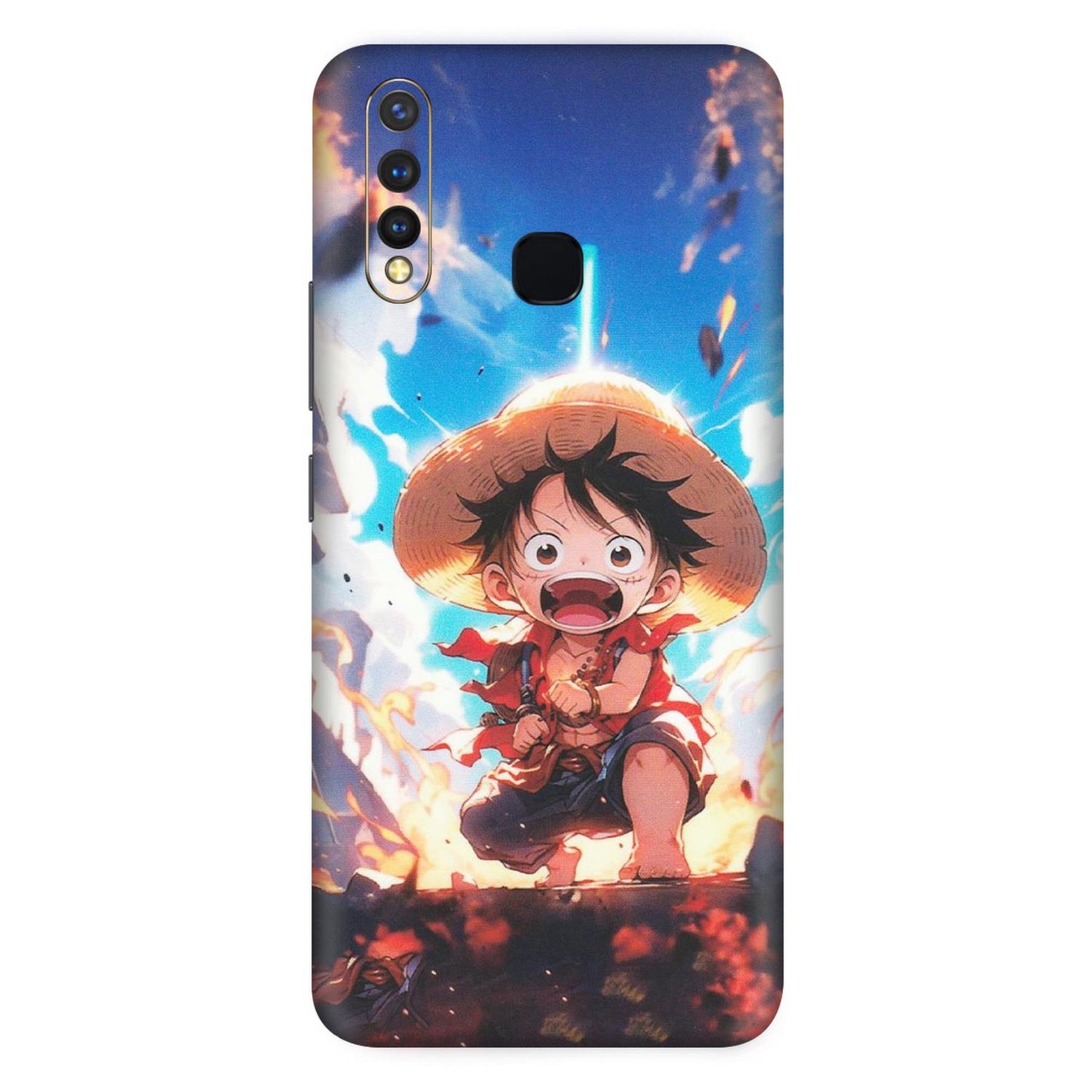 VIVO Z/V/X/T/U/S Series Phone Skins (All Models) - Toon One Piece Cute Character - Matte Finish (M-35) Vivo U20