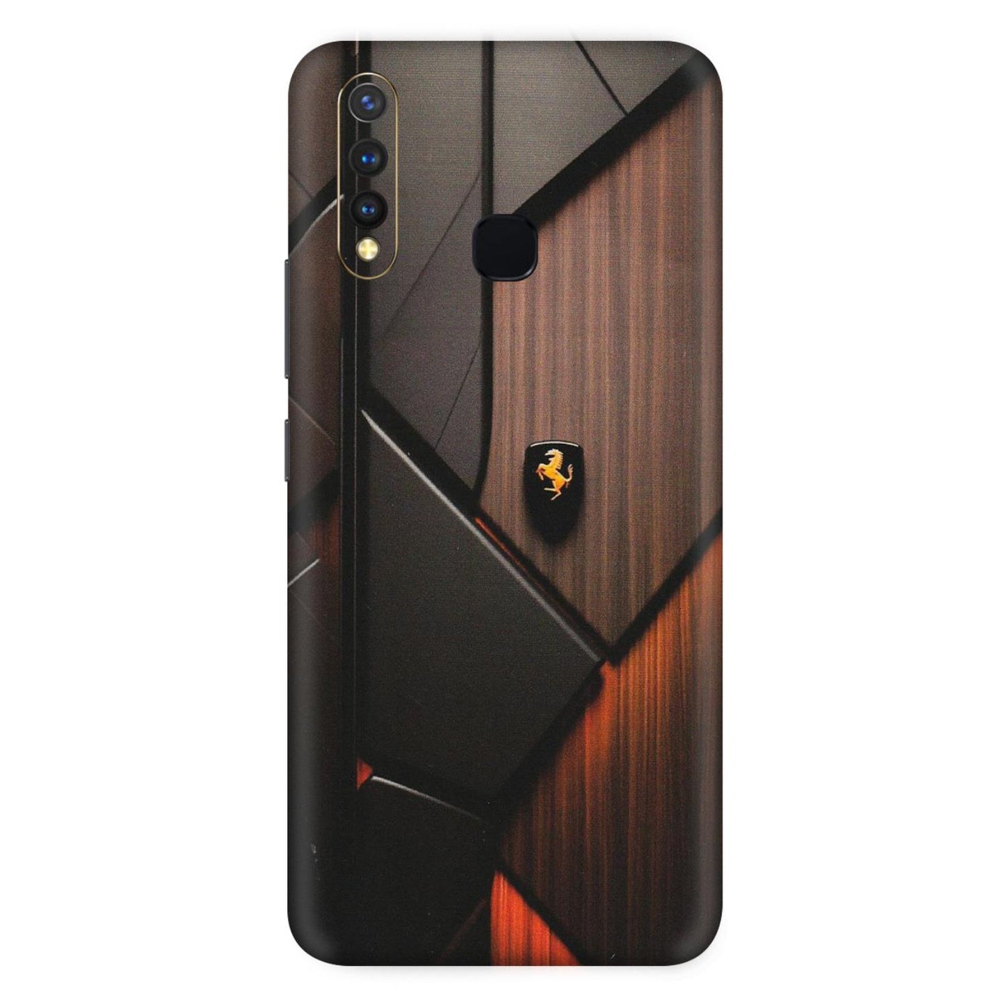 VIVO Z/V/X/T/U/S Series Phone Skins (All Models) - Lambo Beauty Wood Pattern Sober - Matte Finish (M-51) Vivo U20