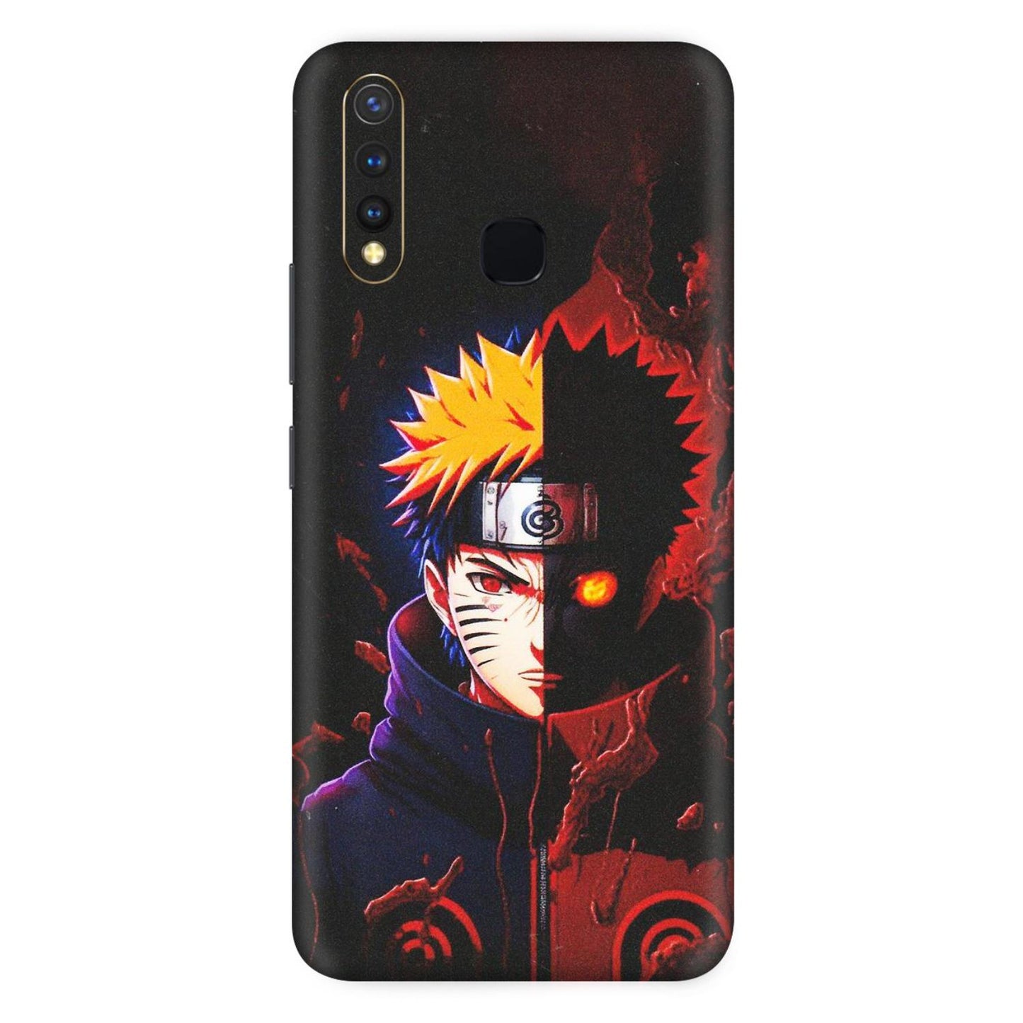 VIVO Z/V/X/T/U/S Series Phone Skins (All Models) - Naruto X Evil - Matte Finish (M-70) Vivo U20