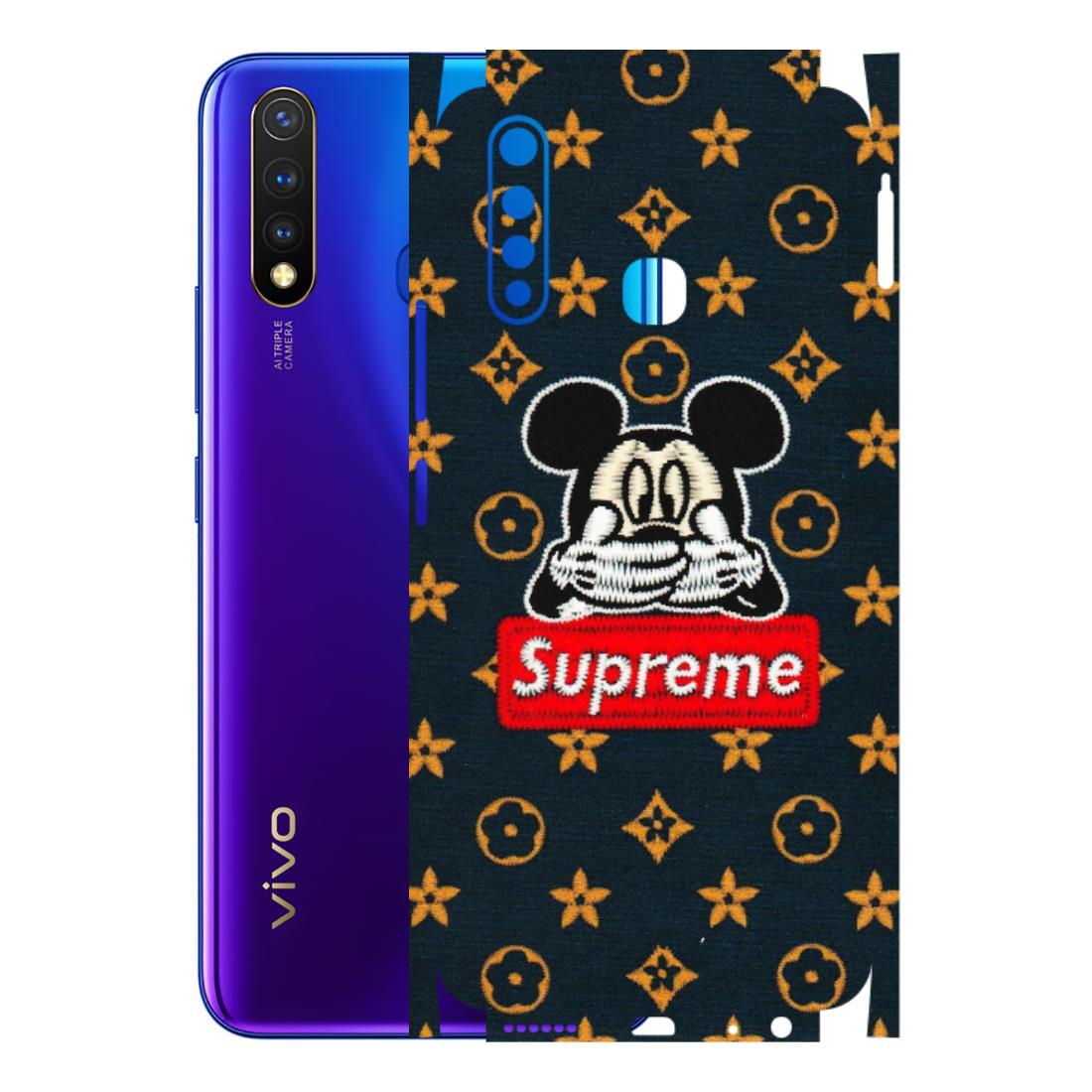 VIVO Z/V/X/T/U/S Series Phone Skins (All Models) - Mickey Supreme - Matte Finish (M-83) Vivo U20