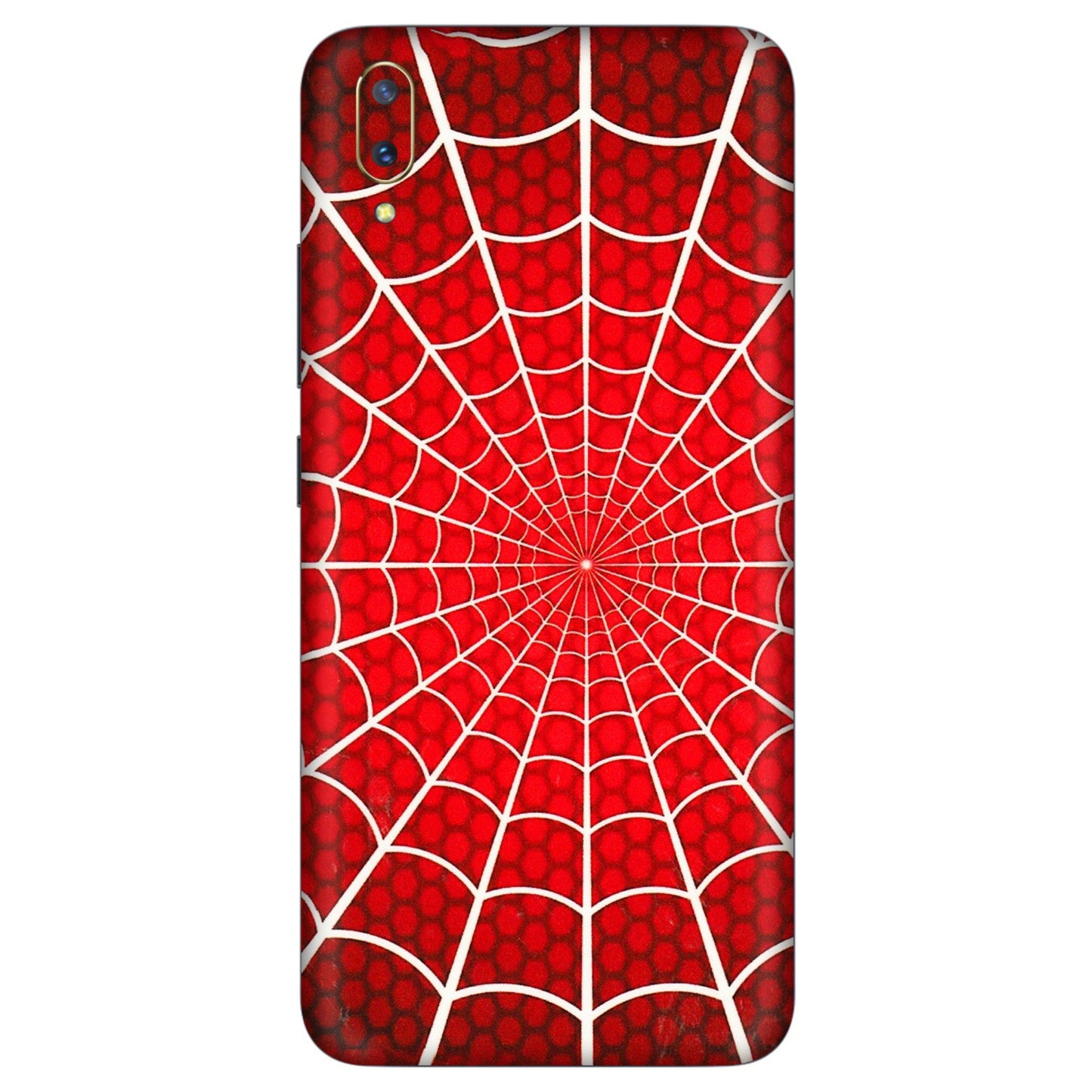 VIVO Z/V/X/T/U/S Series Phone Skins (All Models) - Classic Spidey Web - 3D Embossed Finish (L-115) Vivo V11