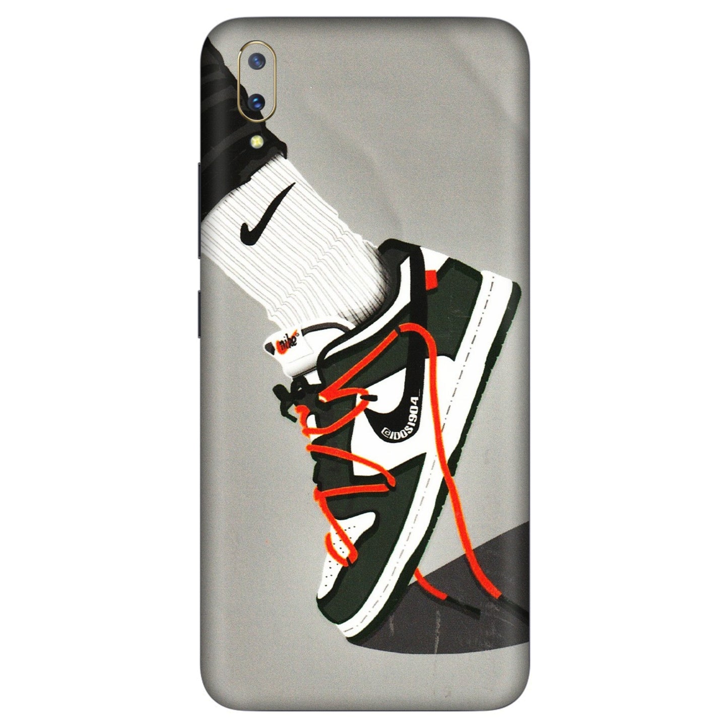 VIVO Z/V/X/T/U/S Series Phone Skins (All Models) - New Grey Sneaker - 3D Embossed Finish (L-261) Vivo V11