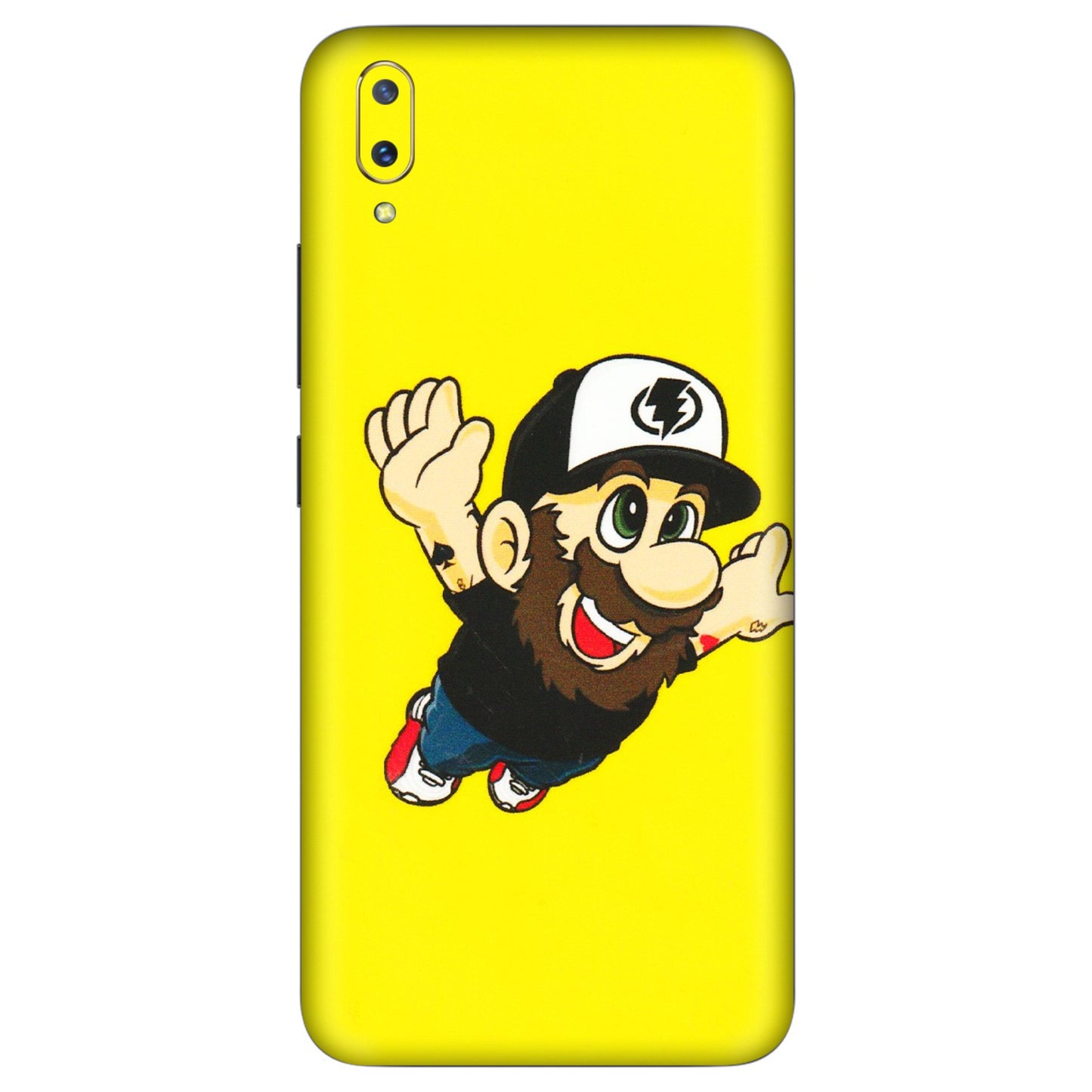 VIVO Z/V/X/T/U/S Series Phone Skins (All Models) - Flying Beardo - 3D Embossed Finish (L-60) Vivo V11