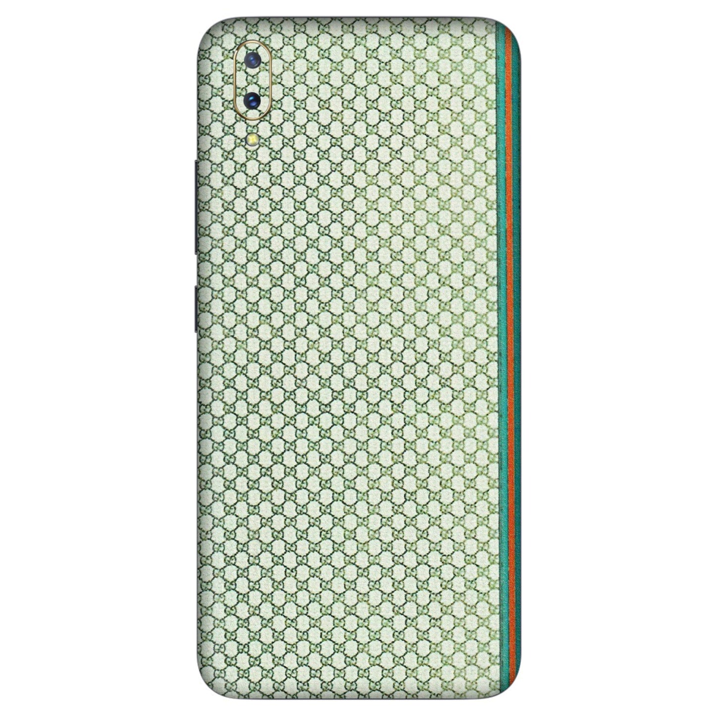 VIVO Z/V/X/T/U/S Series Phone Skins (All Models) - Gucci Fabric Pattern - 3D Embossed Finish (L-73) Vivo V11