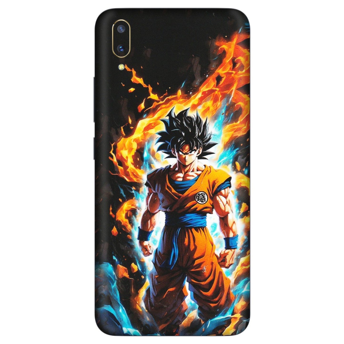 VIVO Z/V/X/T/U/S Series Phone Skins (All Models) - Goku Transformation Anime - Matte Finish (M-159) Vivo V11
