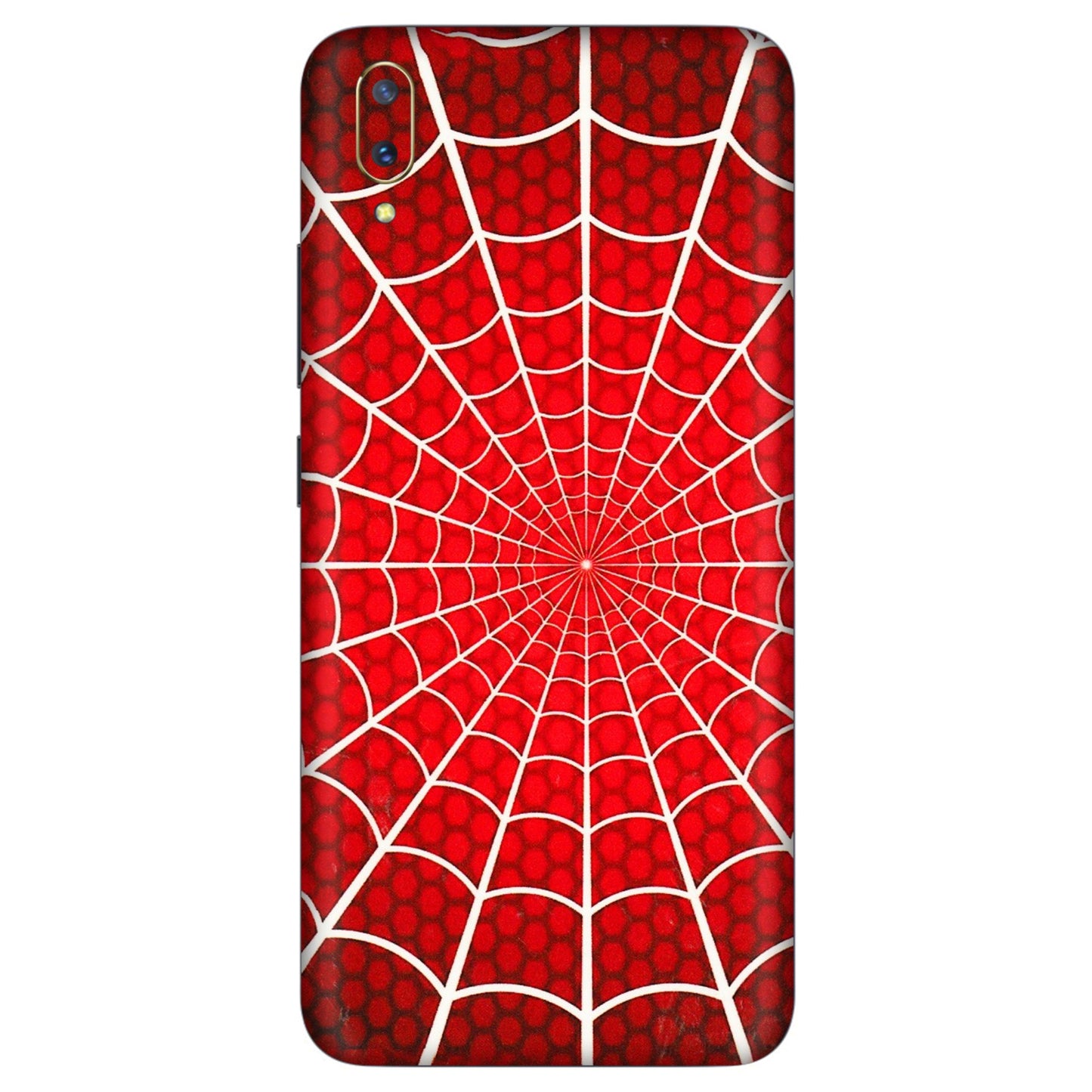 VIVO Z/V/X/T/U/S Series Phone Skins (All Models) - Classic Spidey Web - 3D Embossed Finish (L-115) Vivo V11 Pro