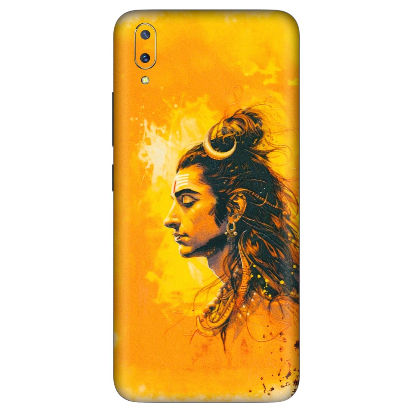 VIVO Z/V/X/T/U/S Series Phone Skins (All Models) - Shiv Shakti - 3D Embossed Finish (L-14) Vivo V11 Pro