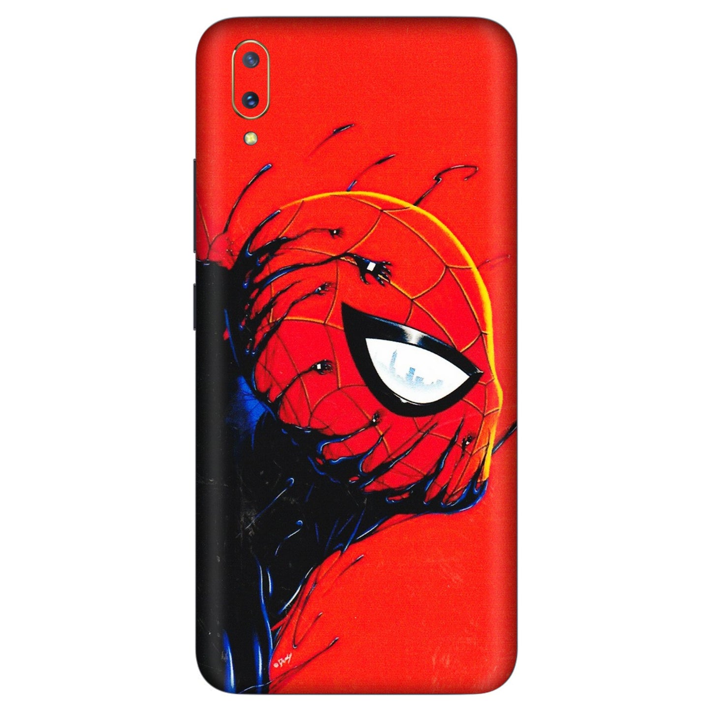 VIVO Z/V/X/T/U/S Series Phone Skins (All Models) - Spiderman Face Venom - 3D Embossed Finish (L-165) Vivo V11 Pro